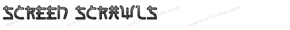 Screen Scrawls字体转换